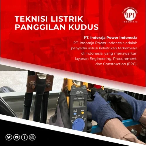 Teknisi listrik panggilan Kudus
